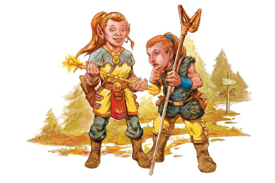 O Halfling e os Kobolds